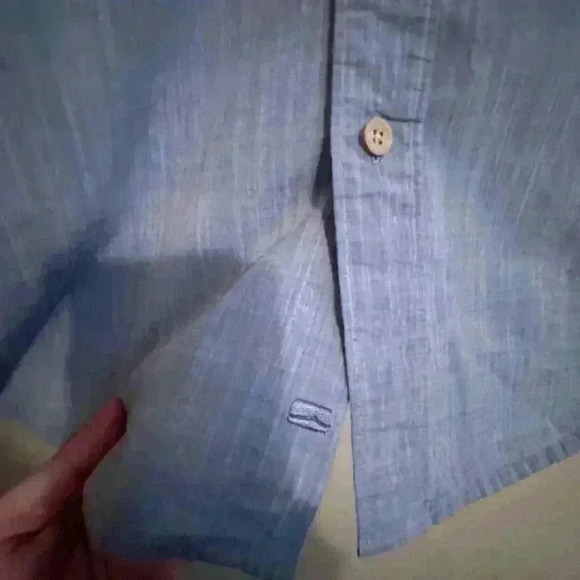 Cova Men's Blue Button Down Shirt size L - Picture 2 of 5